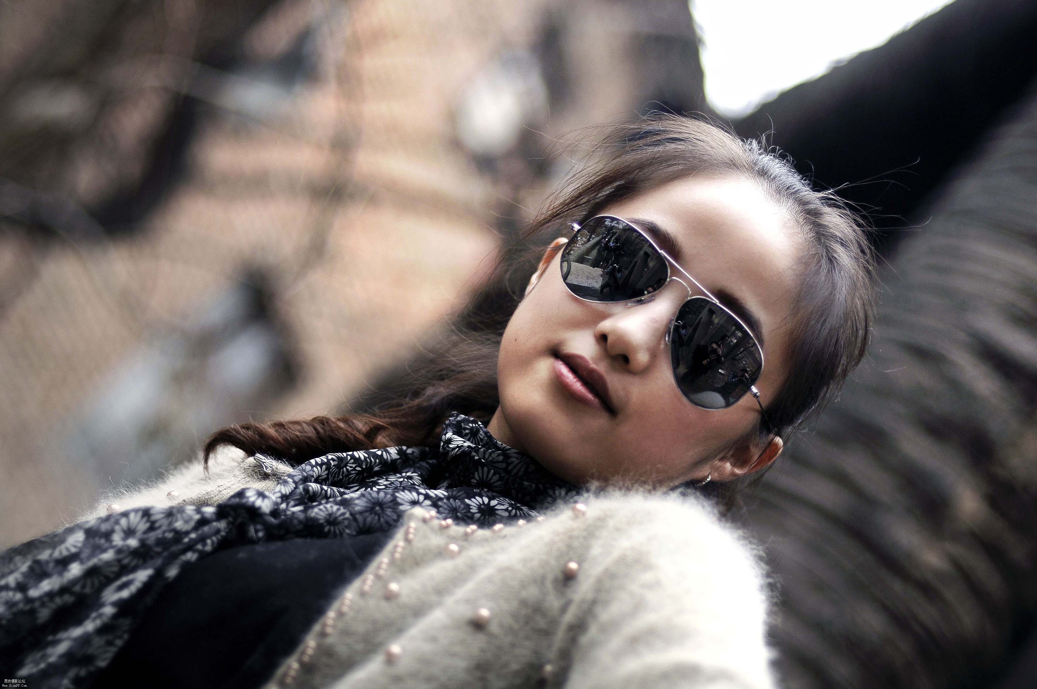 镜片里能看到自己，哈哈