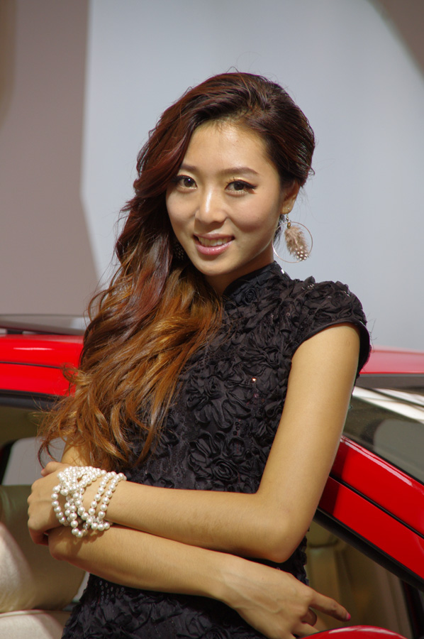  十月车展拍车模