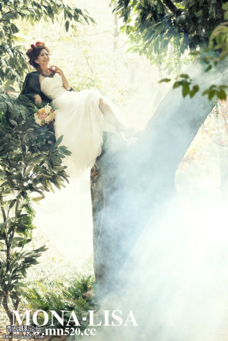 西安蒙娜丽莎婚纱摄影婚纱照