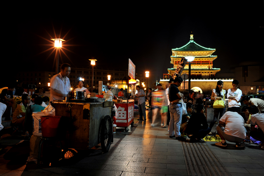钟楼夜市