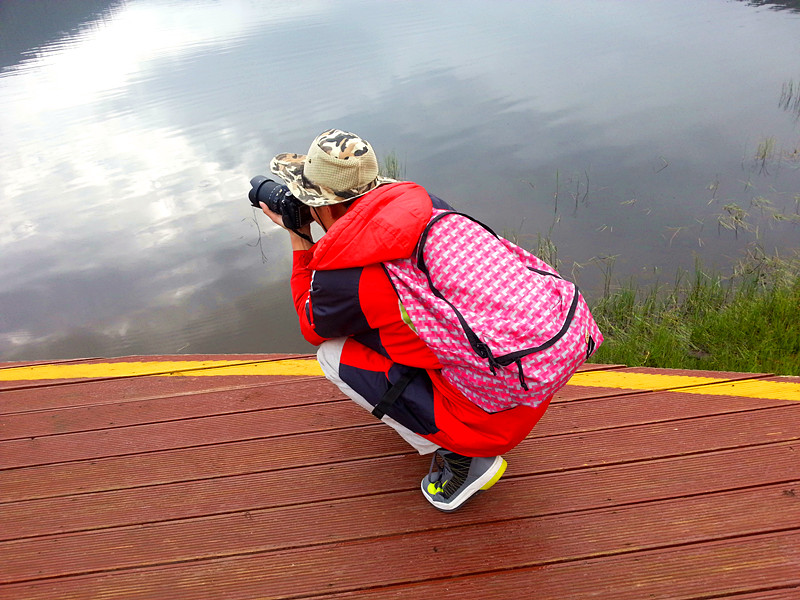 这是我，被偷拍了，哈哈