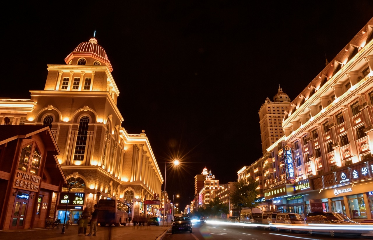 满州里夜景