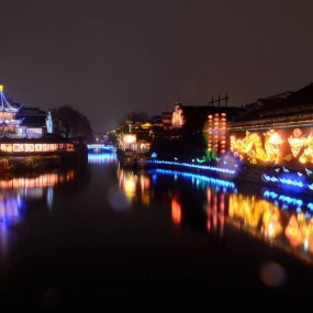 风月秦淮地，夜幕诗歌起（秦淮河）