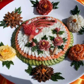 大荔美食拼盘像幅画既能看又能吃