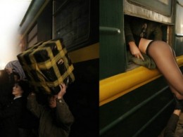 《男人装》春运主题大片 欲望列车一