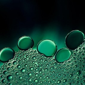 微观世界的水珠