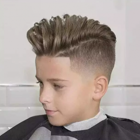 小男孩最酷发型，理一个带出去，酷毙了！