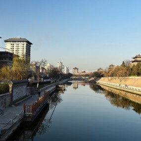 冬季的西安祥和宁静