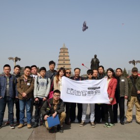 2013-3-3 大雁塔外拍活动合影