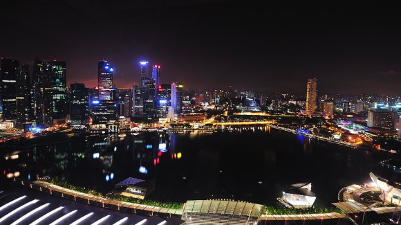 狮城的夜晚与清晨