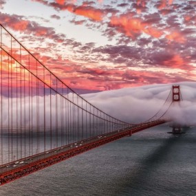 雾中的金门大桥