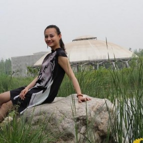 世博园里的一美景