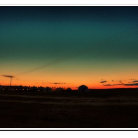 内蒙行2——草原落日