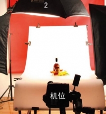 在家拍洋酒广告