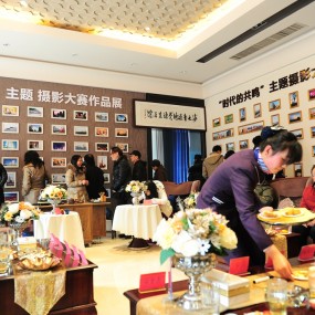 绿地集团影评中  “ 海之音”茶艺表演