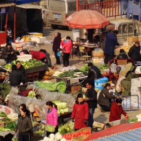 年味浓浓 市场繁荣