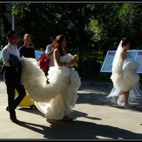 拍婚纱照的苦与乐