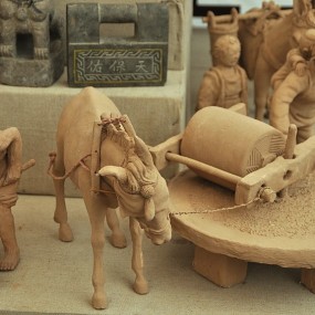 西洽会：绥德泥塑