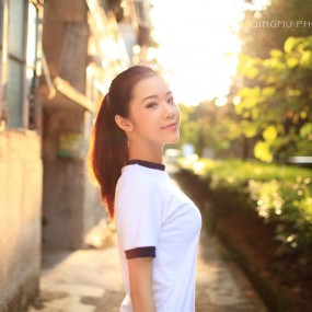 夏日逆光小清新