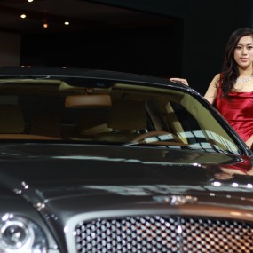 曲江车展（三）宾利车模