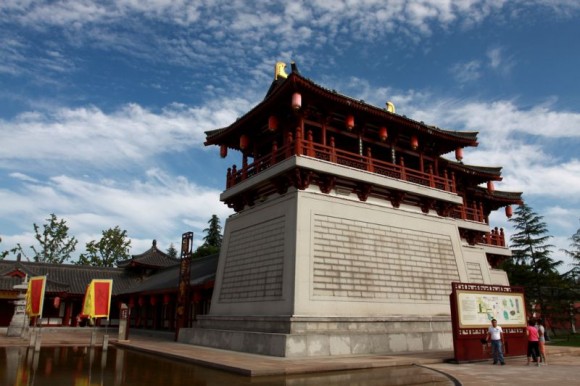 大唐芙蓉园的云天