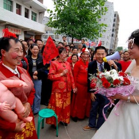 魏连升摄影作品《长安婚礼》之 三 阿公阿婆