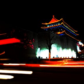 天上人间夜长安之二十二(版画效果)