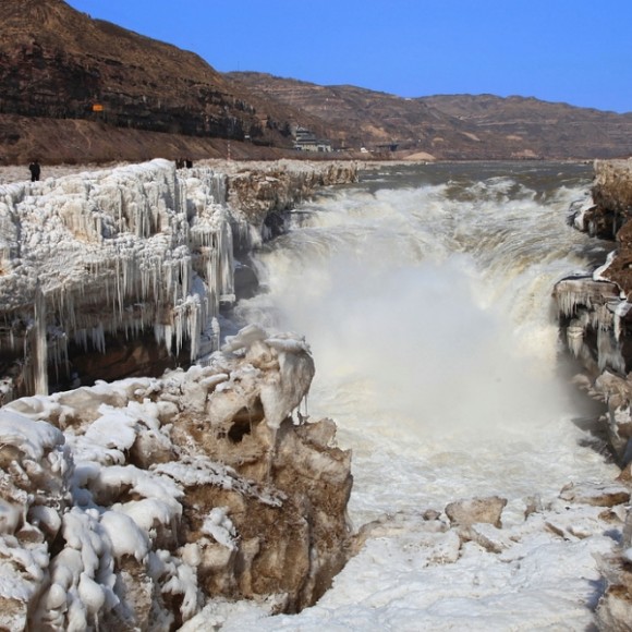啊，壶口！ 惊涛倒悬 冰瀑奇观