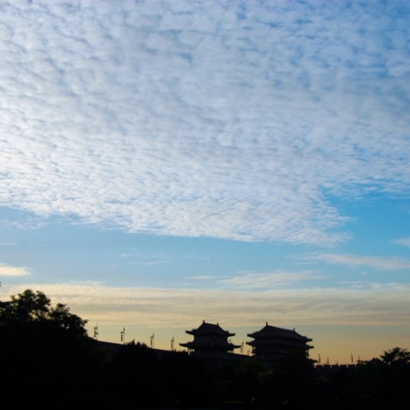 5.31城墙东南角落日