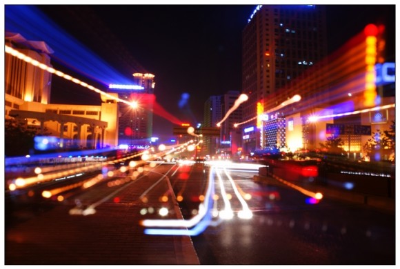 长安立交夜景