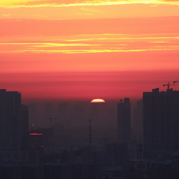 第一次拍到火烧云