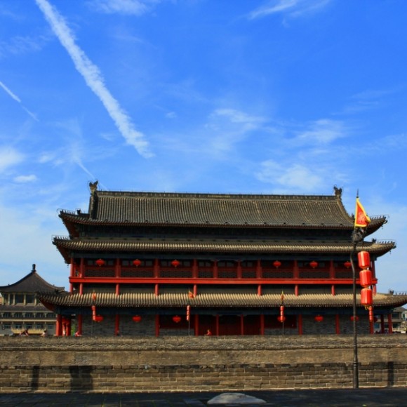 9月2日的西安南门城楼