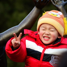 兴庆宫民俗抓拍