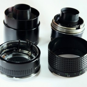 闲着无事拆开梅耶135定焦镜头玩