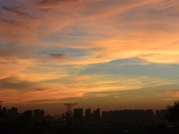 雨过天晴   晚霞迷人