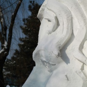 长春的雪雕/冰上娱乐