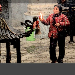 【随拍】  礼佛 （1）