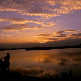 西安湖晚霞（四）