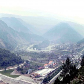 北川地震遗址，