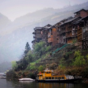 烟雨苍茫---乌江百里画廊