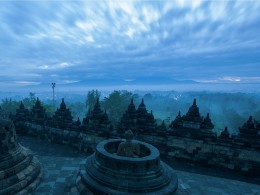 印尼婆罗浮屠神庙