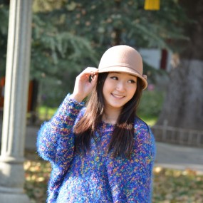 兴庆公园 秋色中的美女（13）