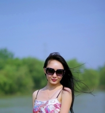 西安湿地公园拍美女