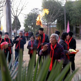 民俗奇葩---凤翔县槐塬排灯