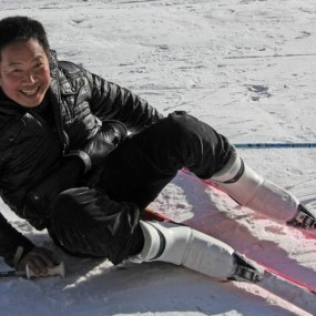 “马失前蹄”----看滑雪比滑雪更来劲