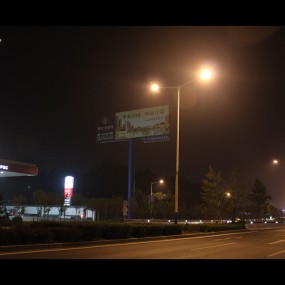 第一次街拍！夜景！