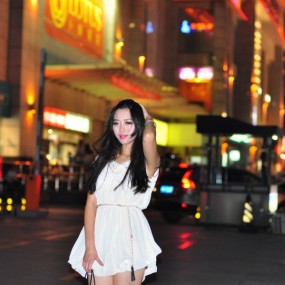 西高新夜景人像