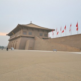 大明宫国庆升旗仪式