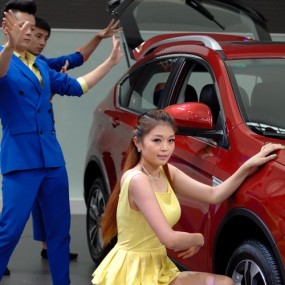 国庆西安车展掠影