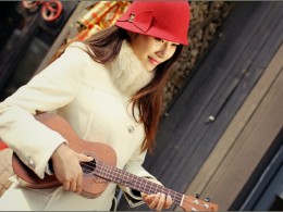 大美妞 红帽子 外拍人像——